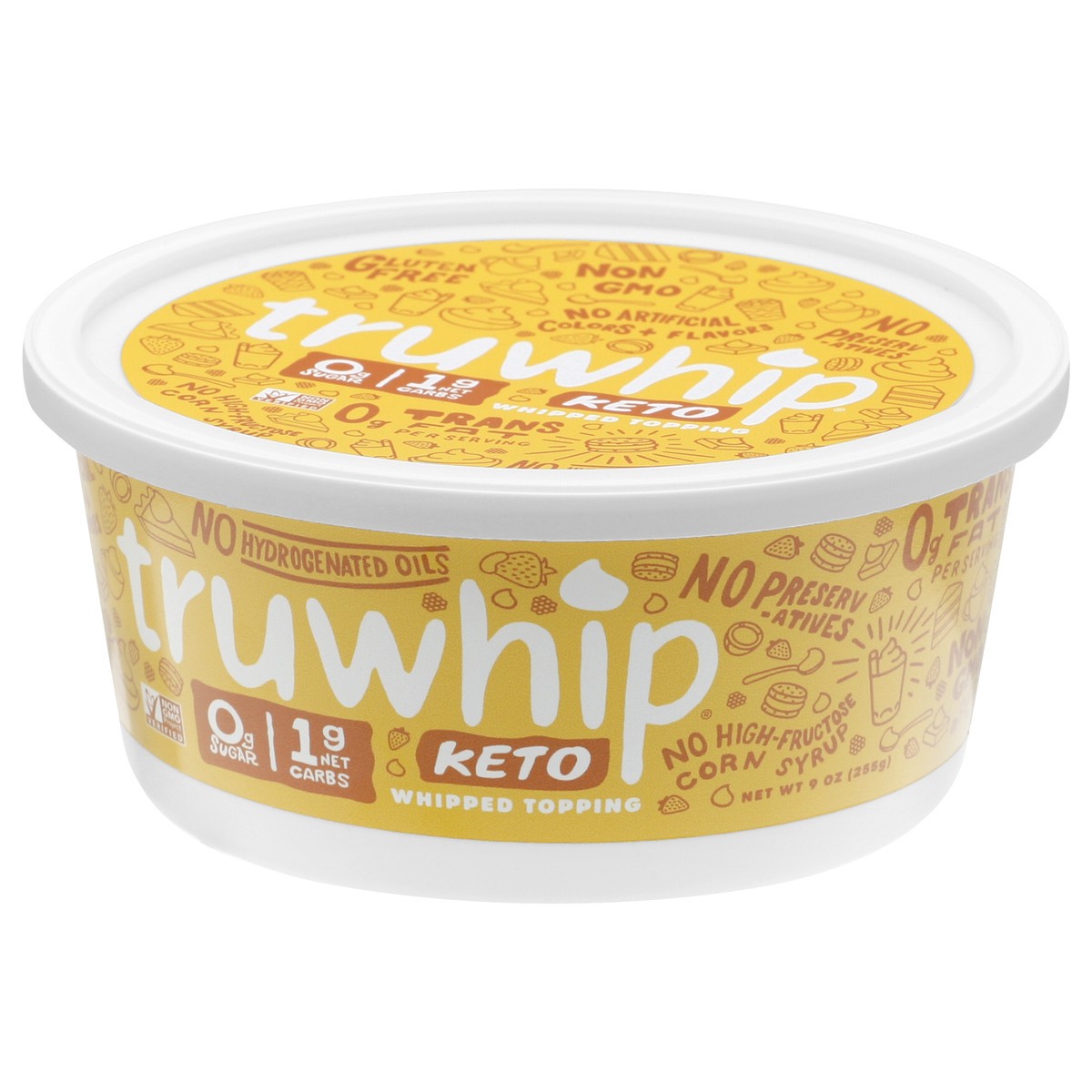 slide 5 of 9, truwhip Keto Whipped Topping 9 oz, 9 oz