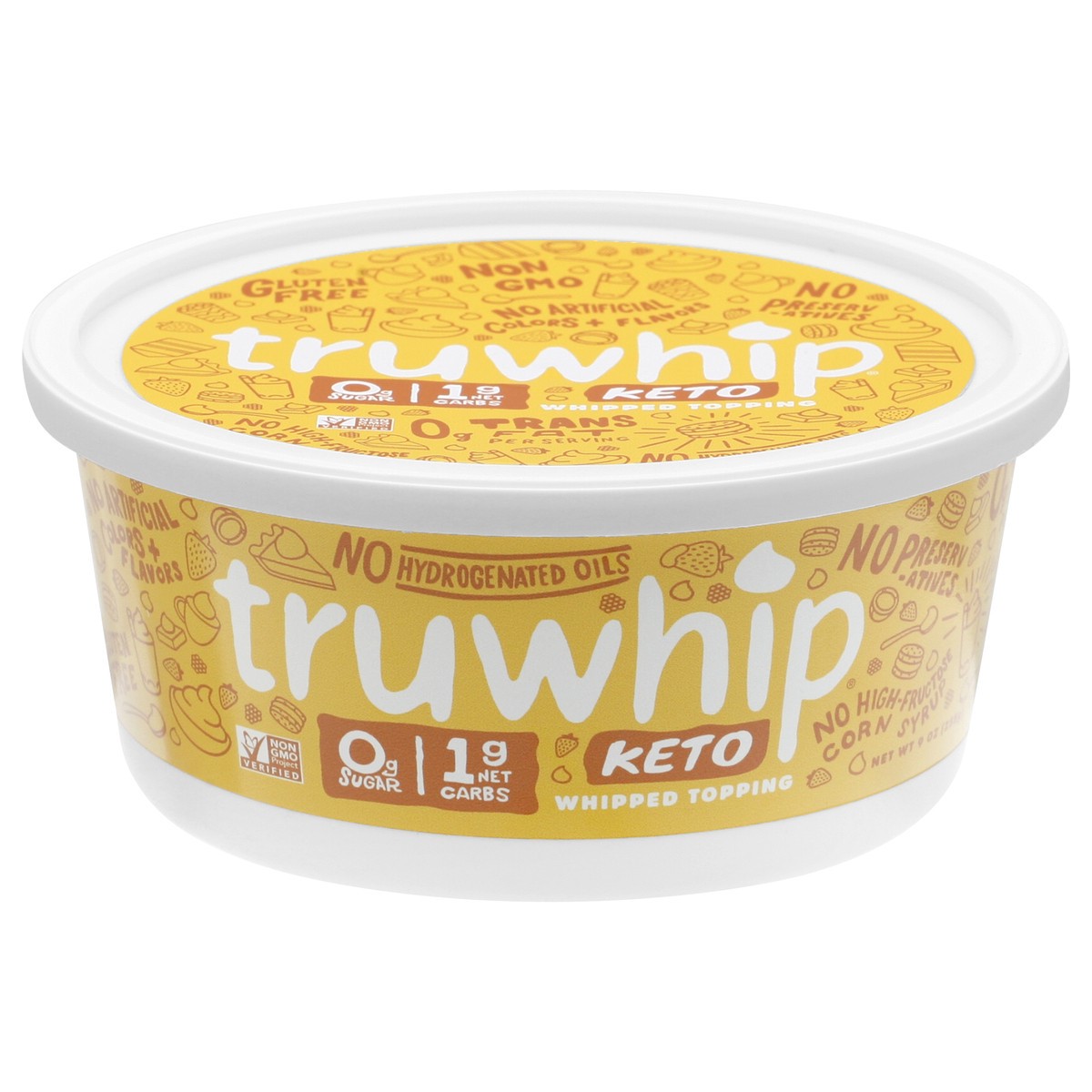 slide 1 of 9, truwhip Keto Whipped Topping 9 oz, 9 oz