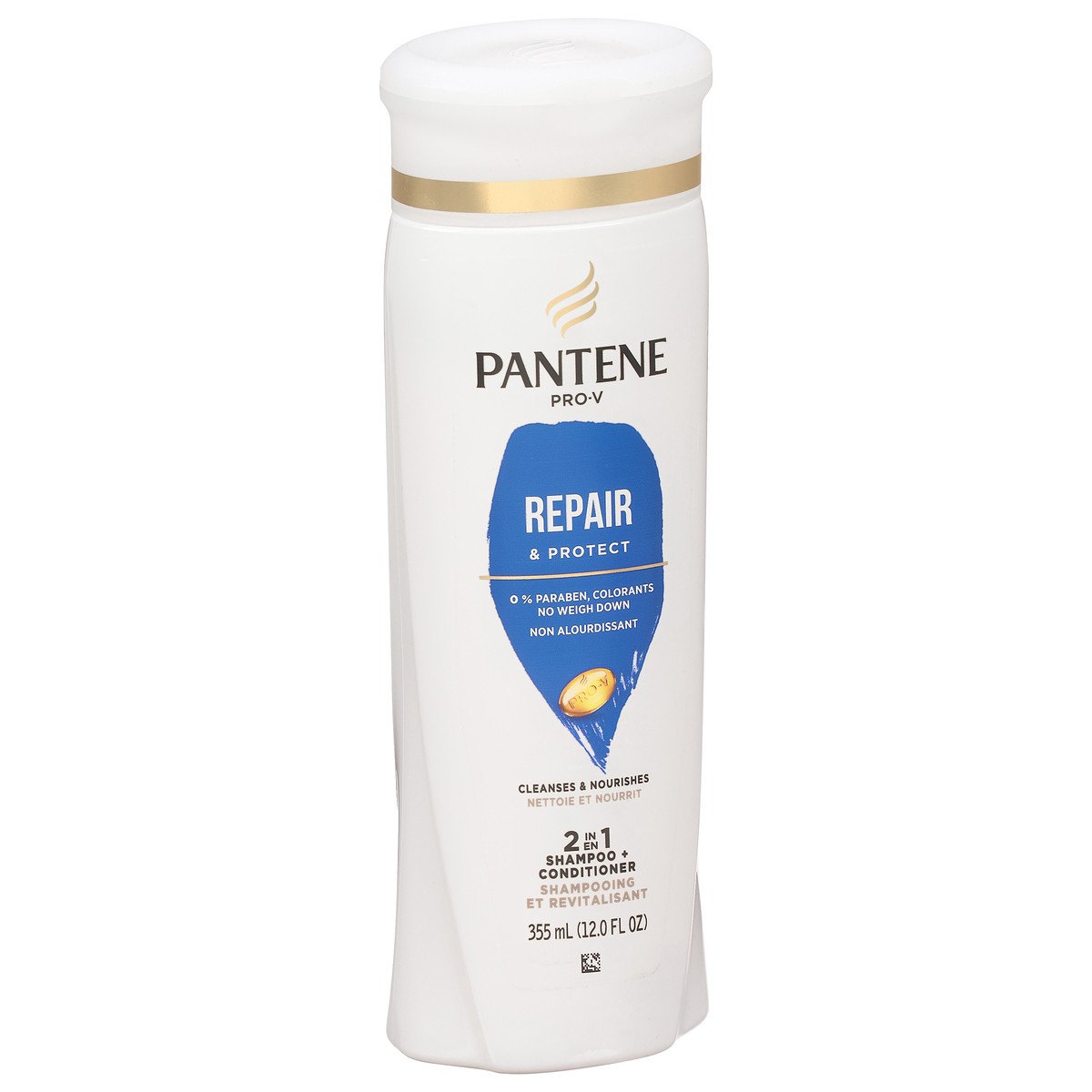 slide 8 of 9, Pantene Repair & Protect 2-in-1 Shampoo & Conditioner 12.0oz, 12 fl oz