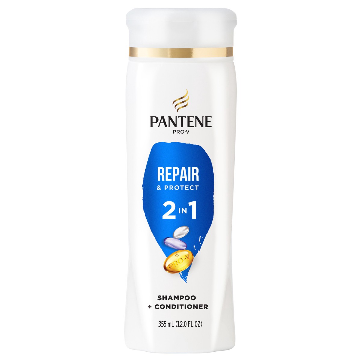 slide 1 of 9, Pantene Repair & Protect 2-in-1 Shampoo & Conditioner 12.0oz, 12 fl oz