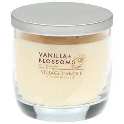 Village Candle Vanilla + Blossoms Wild Light Jar Candle