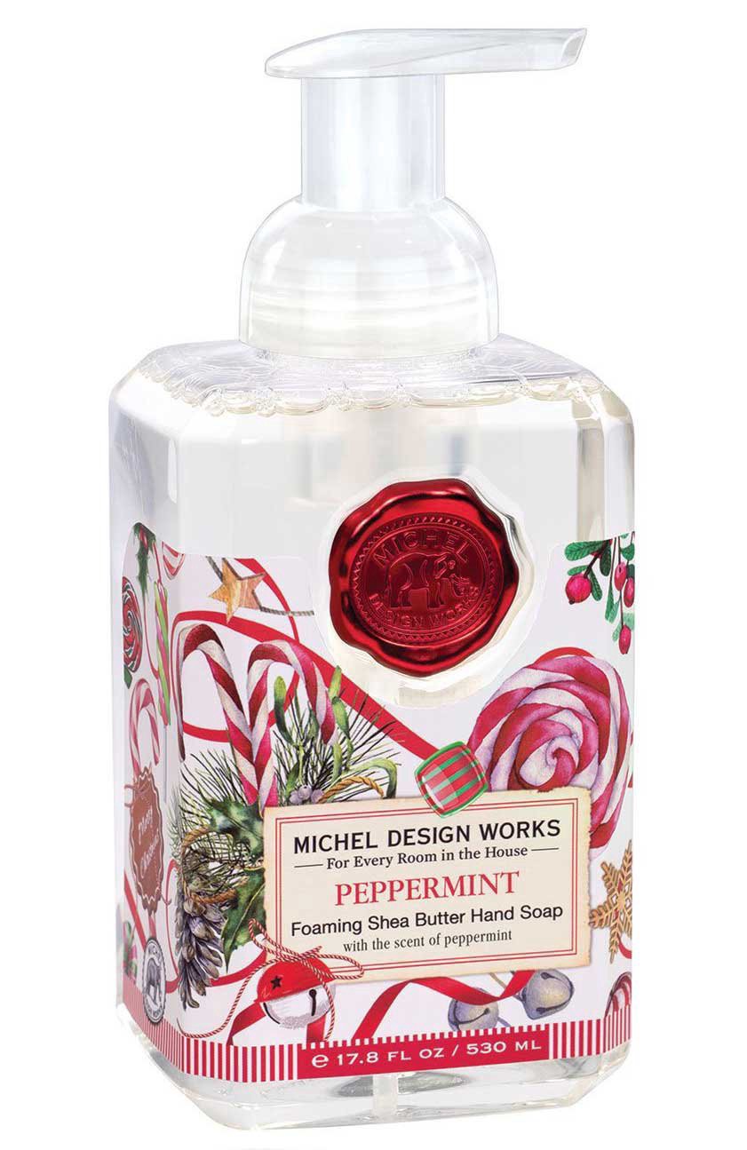 slide 1 of 1, Michel Pepprmnt Foamng Hand Soap, 17.8 oz