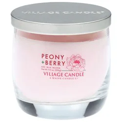 Village Candle Peony + Berry Soy Wax Jar Candle