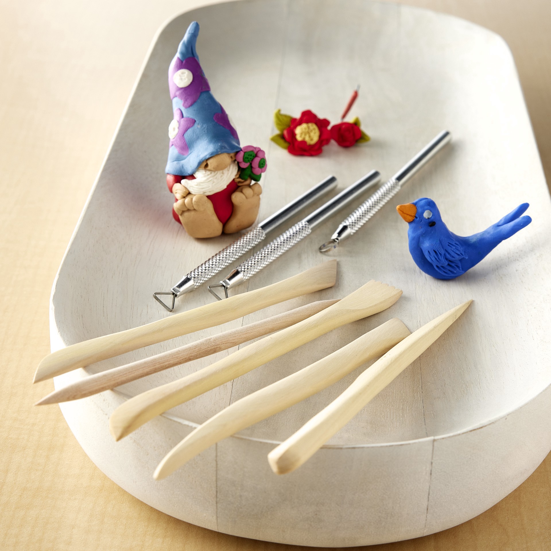 slide 2 of 3, Mini Clay Tool Set By Artminds, Mini Size