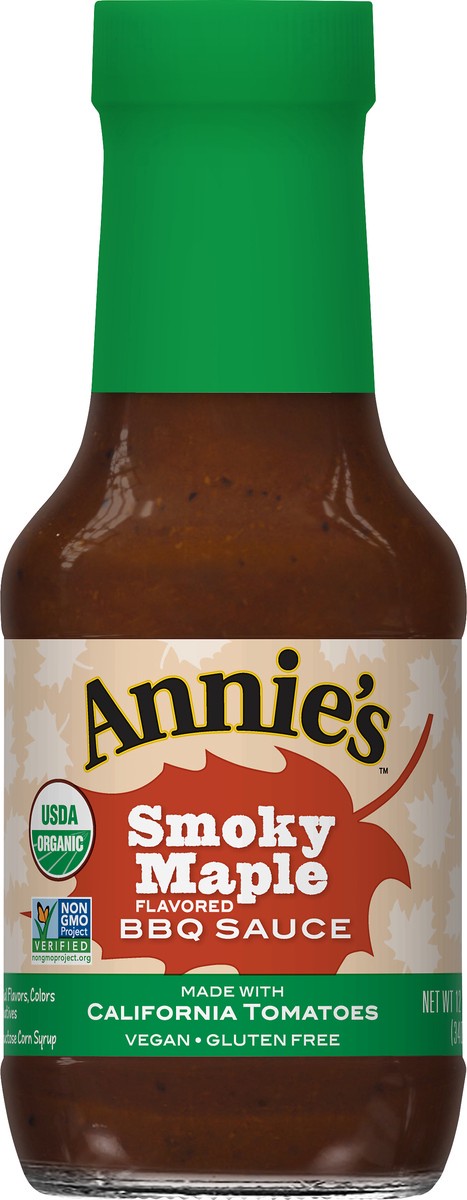 slide 6 of 9, Annie's Smoky Maple Flavored BBQ Sauce 12 oz, 12 oz