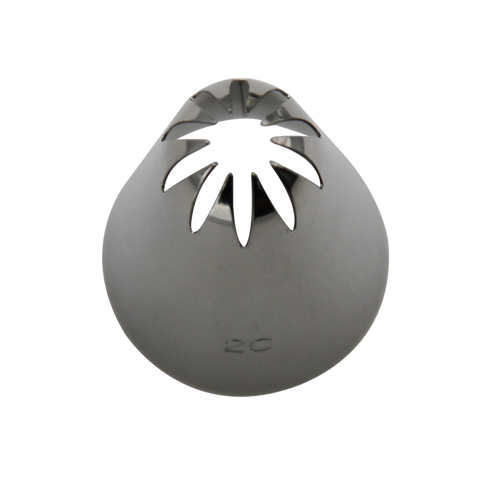 slide 4 of 4, #2c Drop Flower Decorating Tip By Celebrate It, 1 in x 1.5 in