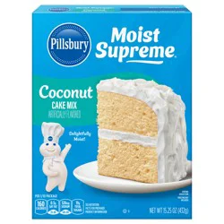 Pillsbury Coconut Cake Mix, 15.25 Oz Box