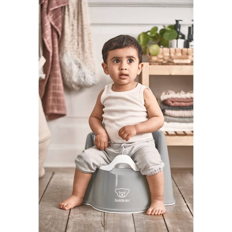 slide 2 of 3, BABYBJÖRN BABYBJRN Potty Chair - Grey, 1 ct