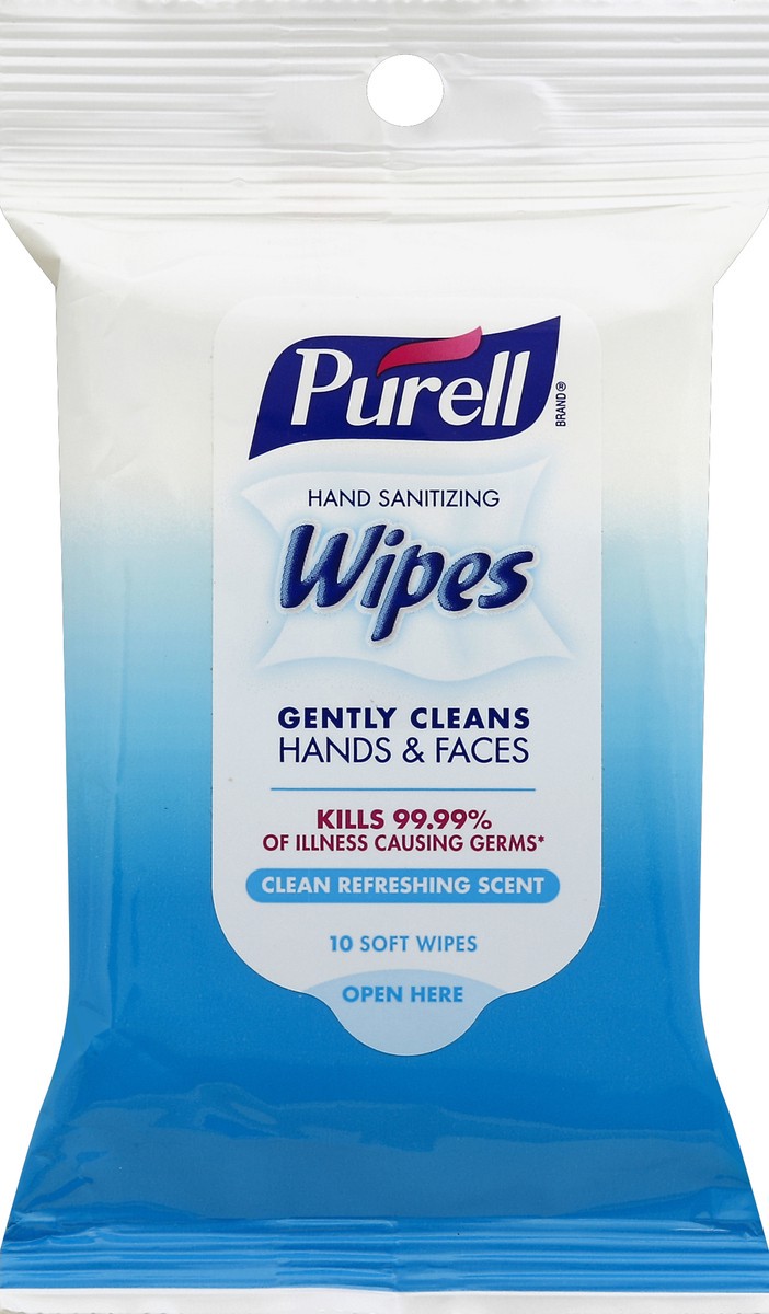 slide 2 of 2, PURELL Wipes 10 ea, 10 ct