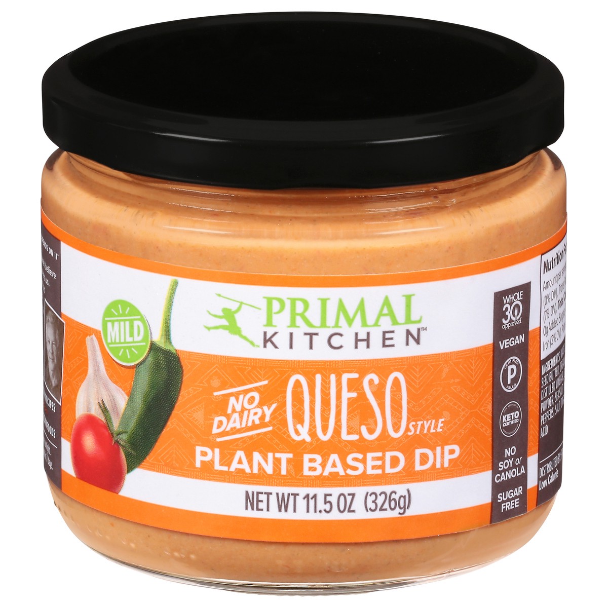 slide 1 of 13, Primal Kitchen No-Dairy Queso-Style Plant-Based Dip 11.5 oz, 11.5 oz