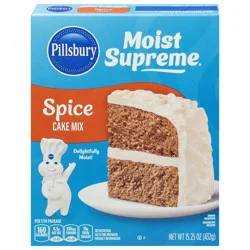 Pillsbury Moist Supreme Spice Cake Mix 15.25 oz