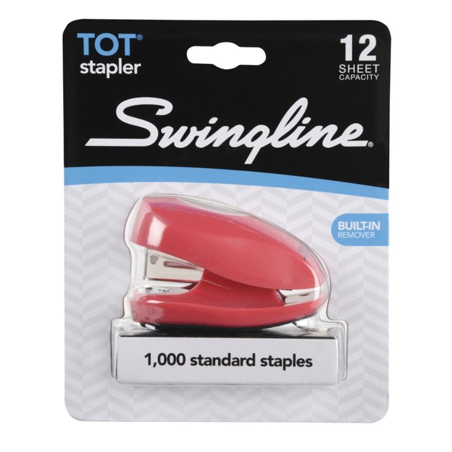 slide 6 of 7, Swingline Tot Miniature Stapler, Assorted Colors, 1 ct