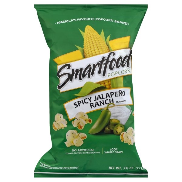 slide 1 of 3, Smartfood Spicy Jalapeno Ranch Popcorn, 7.5 oz