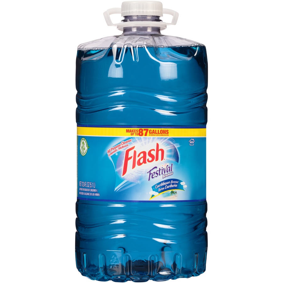 slide 1 of 4, Flash Caribbean Breeze Cleaner, 172.4 oz