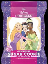 Decorated Disney Princess Sugar Cookie - 2 oz