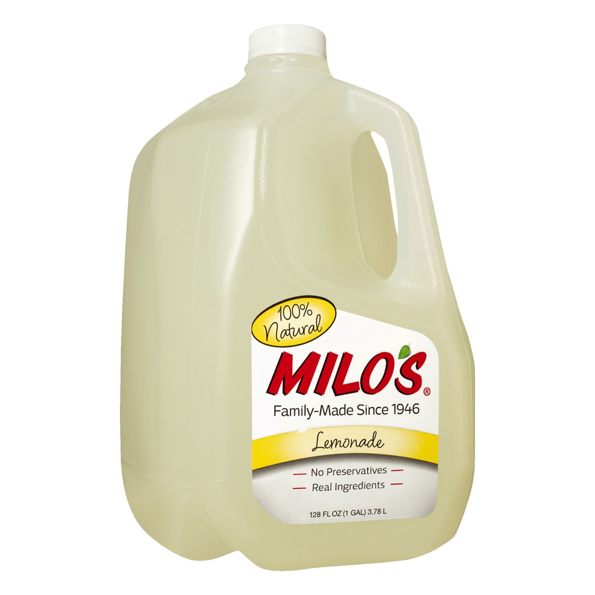 slide 2 of 8, Milo's Lemonade, 128 oz