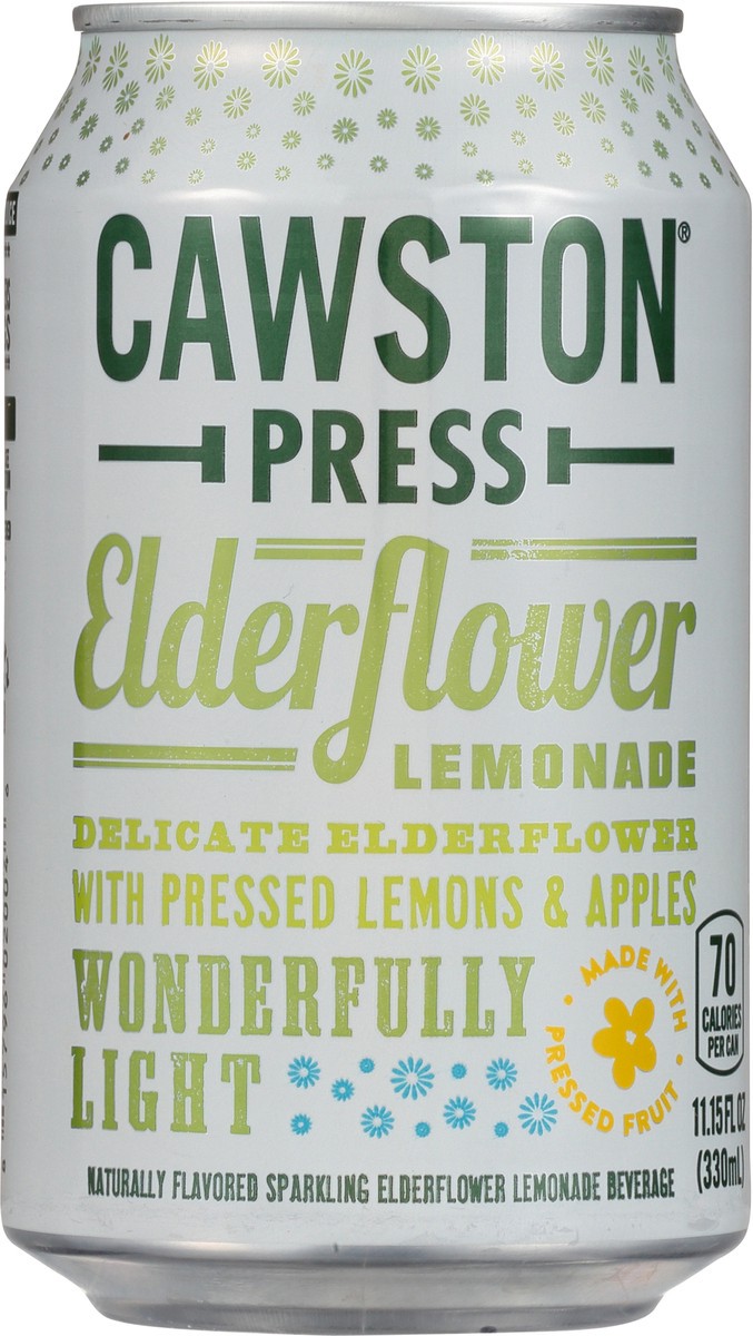 slide 3 of 12, Cawston Press Wonderfully Light Elderflower &Lemonade Sparkling Water - 11.15 fl oz, 4 ct; 11.5 fl oz