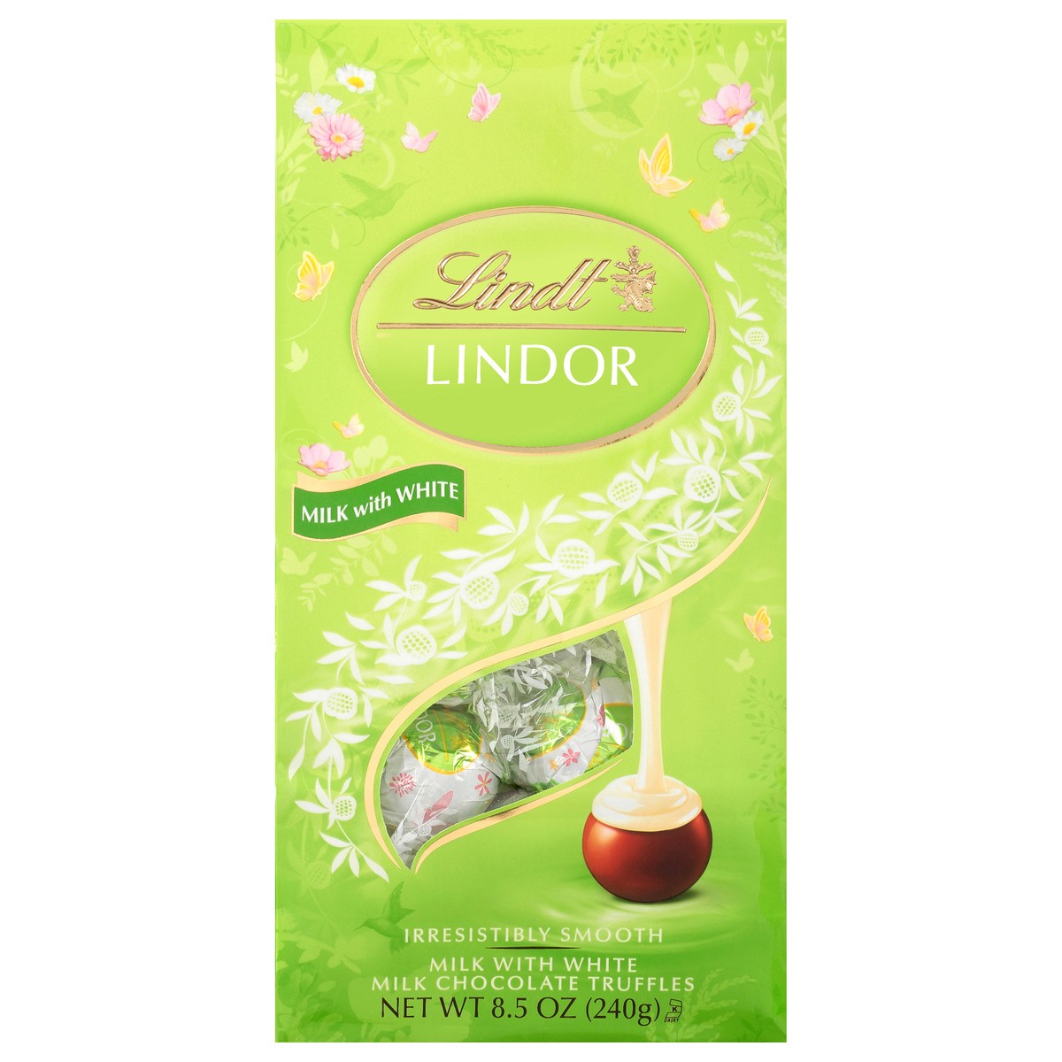 slide 5 of 11, Lindt Lindor Easter Milk White Chocolate Truffles, 8.5 oz