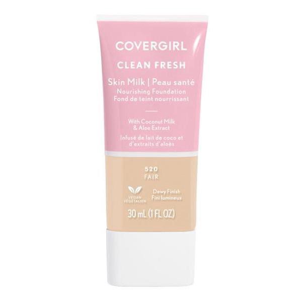 slide 1 of 1, Covergirl Clean Fresh Skin Milk Foundation, Fair 520, 1 fl oz