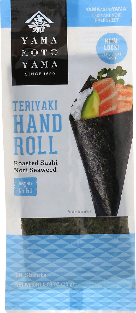 slide 6 of 9, YamaMotoYama Half Sheet Teriyaki Nori Seaweed 10 ea, 