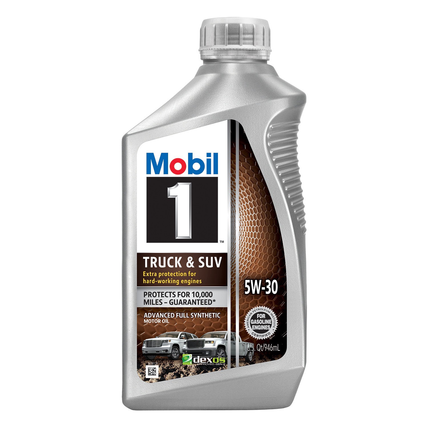 slide 1 of 2, Mobil 1 Truck & SUV Full Synthetic Motor Oil 5W-30, 1 Quart, 1 qt