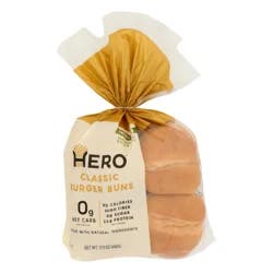 Hero Classic Hamburger Buns - 17.5 oz