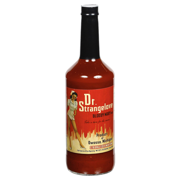 slide 1 of 2, Dr. Strangelove Bloody Mary Mix, 33.8 oz