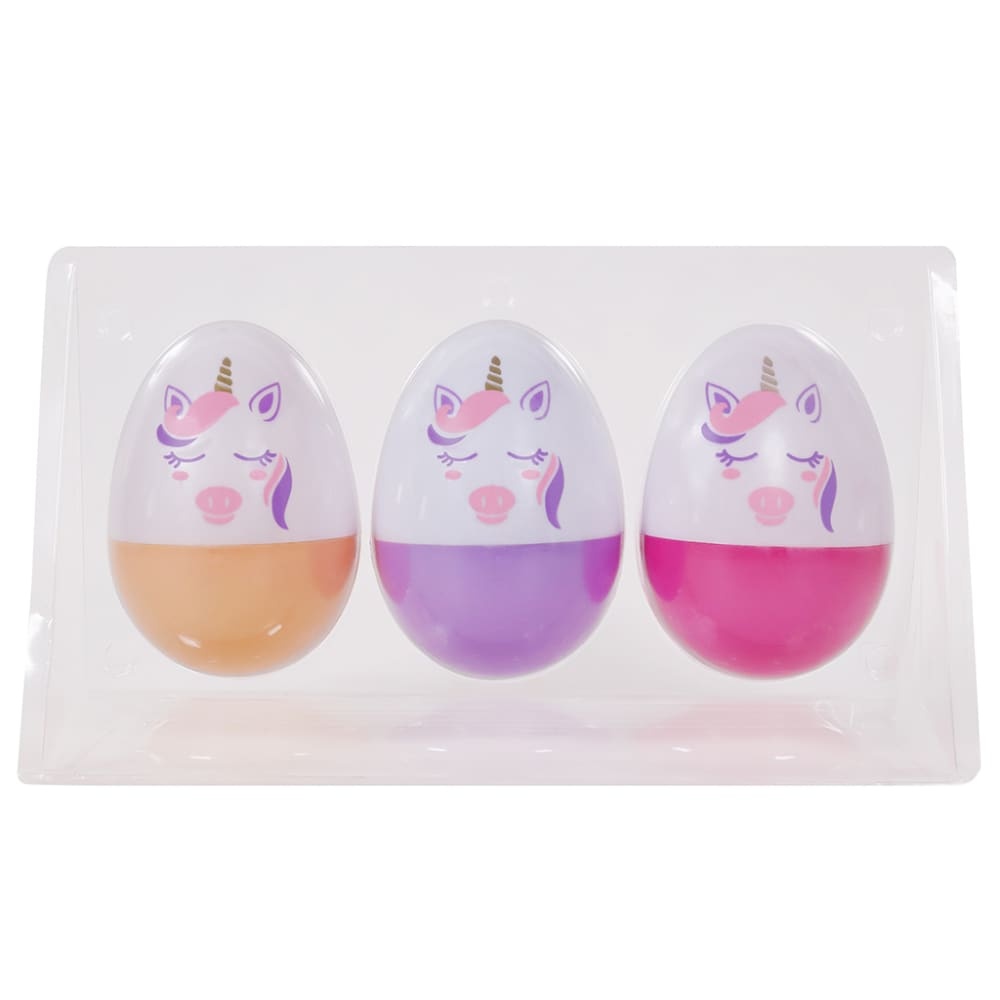 slide 1 of 1, Holiday Home Unicorn Fill Eggs - 3 Pack, 4.5 in