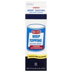 Rich's Non-Dairy Whip Topping 32 oz
