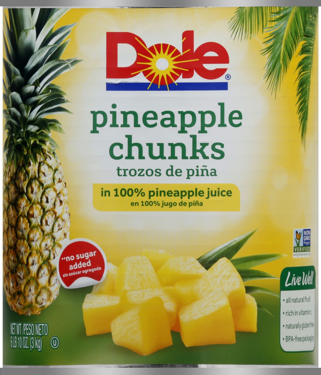 Dole Frozen Pineapple Chunks