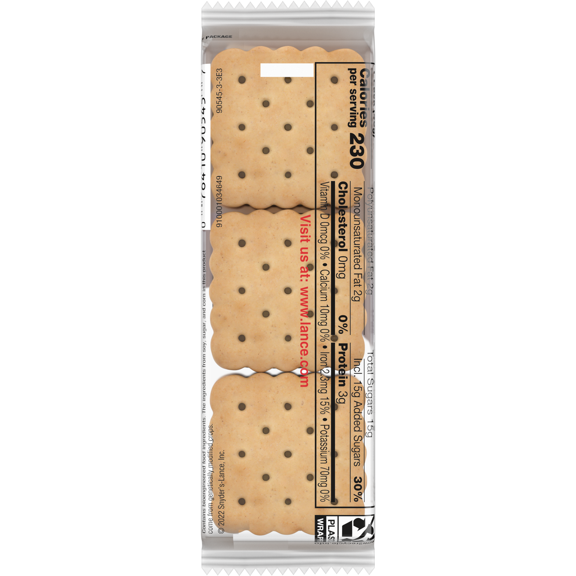 slide 3 of 5, Lance Nekot Fudge Flavored Sandwich Cookies, 1.720 oz