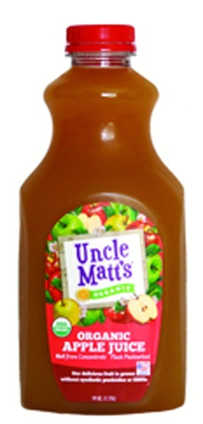 slide 1 of 4, Uncle Matt's Organic Apple Juice, 59 fl oz