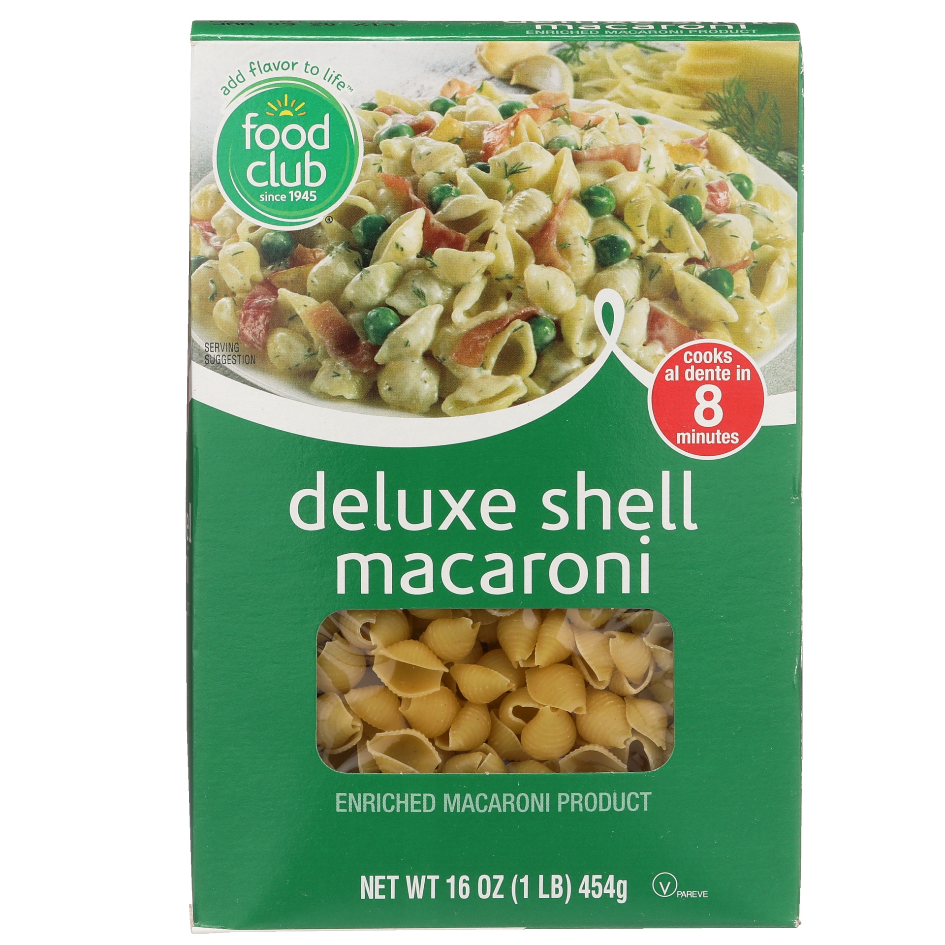 slide 1 of 6, Food Club Medium Shells, 16 oz