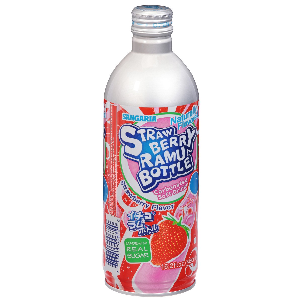 slide 2 of 9, Sangaria Strawberry Soda - 16.2 fl oz, 16.2 fl oz