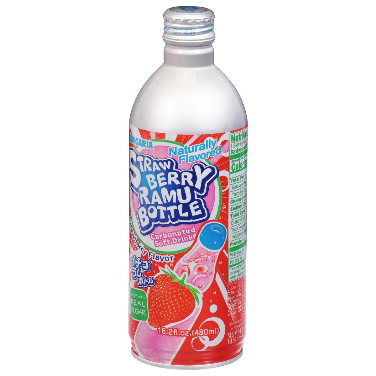 slide 6 of 9, Sangaria Strawberry Soda - 16.2 fl oz, 16.2 fl oz