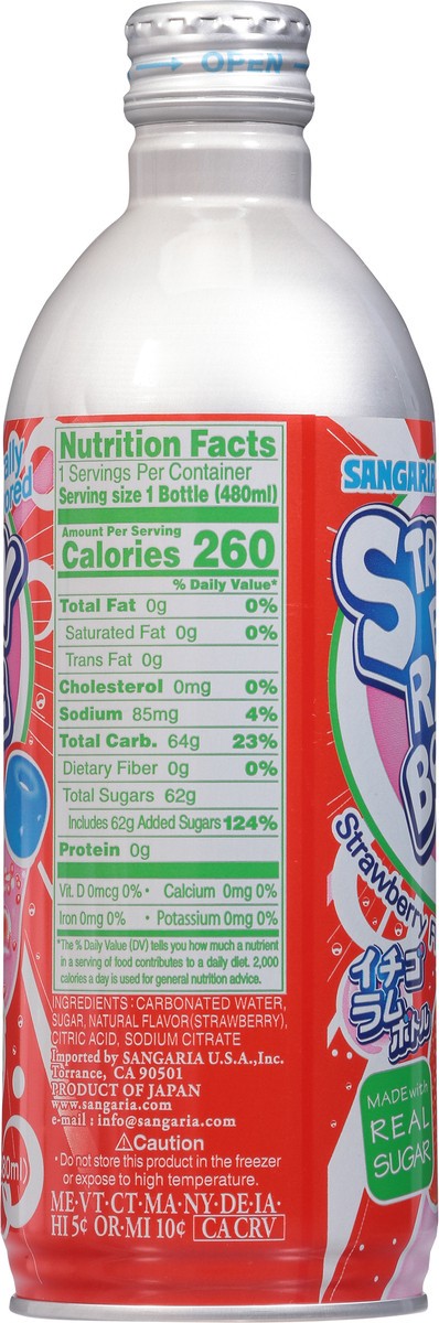 slide 9 of 9, Sangaria Strawberry Soda - 16.2 fl oz, 16.2 fl oz