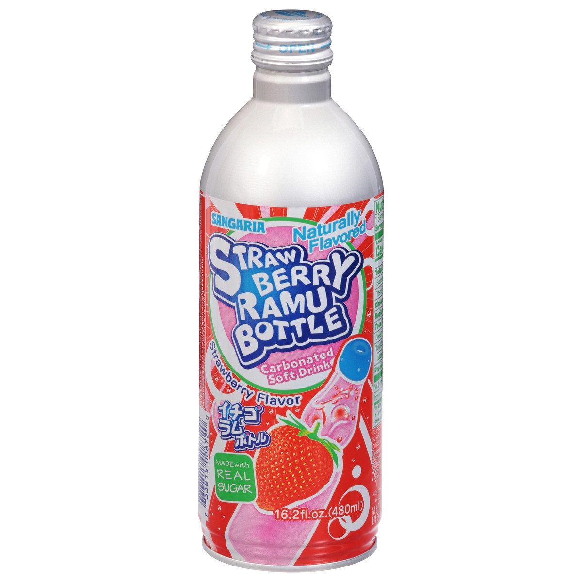 slide 1 of 9, Sangaria Strawberry Soda - 16.2 fl oz, 16.2 fl oz