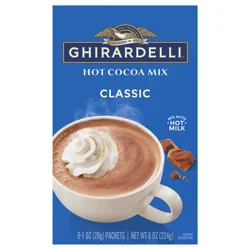 Ghirardelli 8/1oz BKG CLASSIC HC CRTN