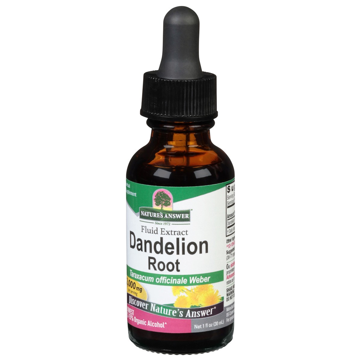 slide 3 of 9, Nature's Answer 2000 mg Fluid Extract Dandelion Root 1 fl oz, 1 fl oz