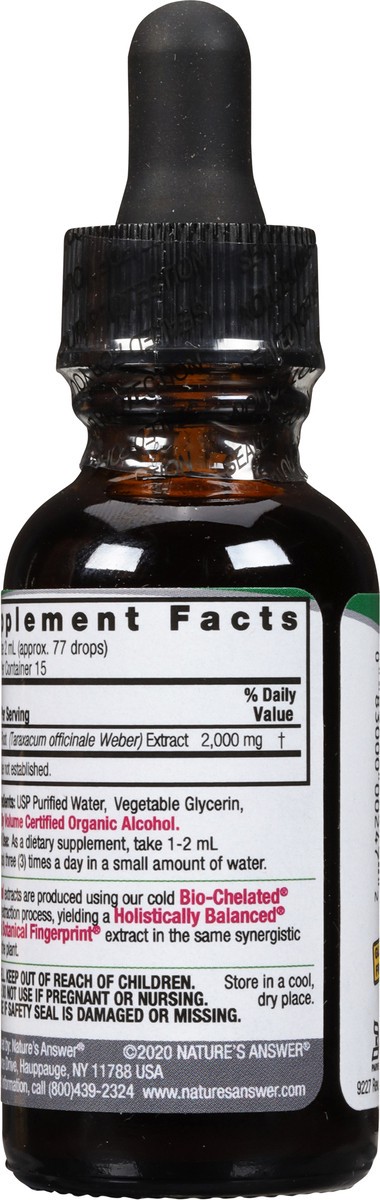 slide 5 of 9, Nature's Answer 2000 mg Fluid Extract Dandelion Root 1 fl oz, 1 fl oz