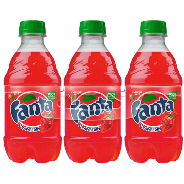 slide 1 of 1, Fanta Strawberry Soda Fruit Flavored Soft Drink, 6 ct; 12 fl oz