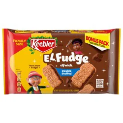 E.L. Fudge Double Stuffed Elfwich Cookies Family Size 16.9 oz