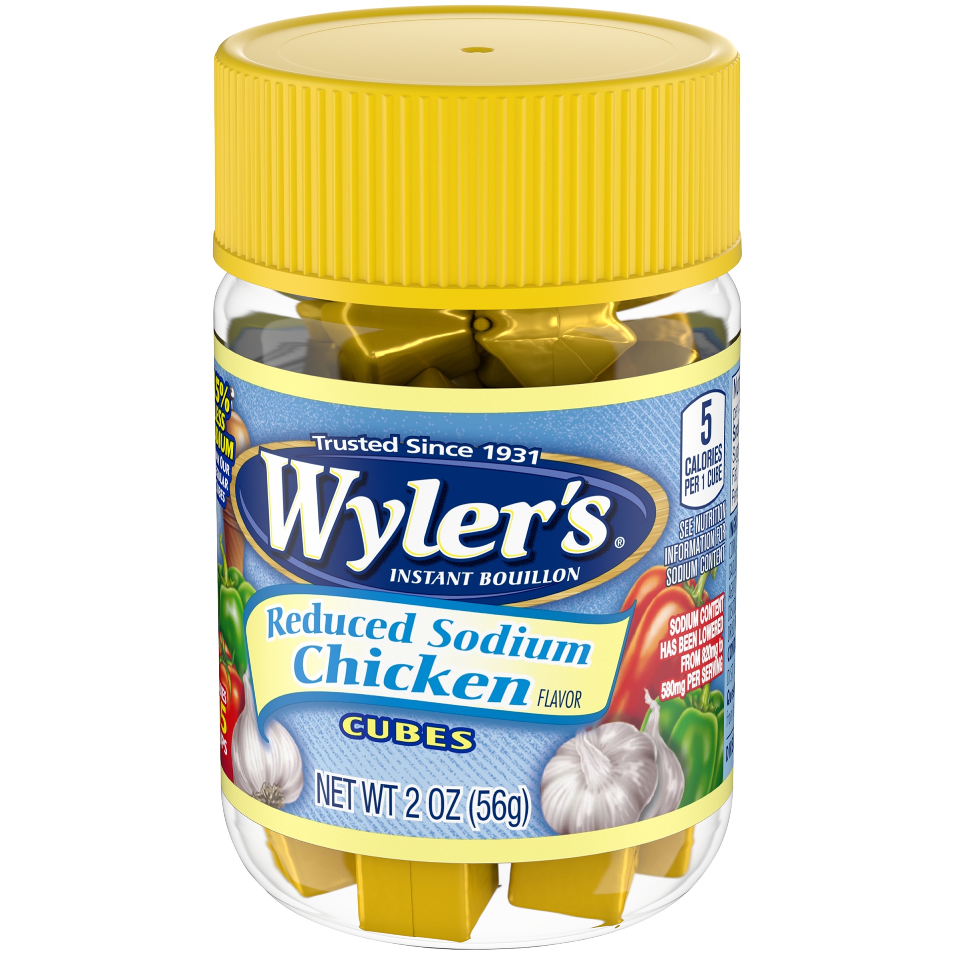 Wyler's Instant Bouillon Chicken Flavored Cubes with Reduced Sodium 2 oz Shipt