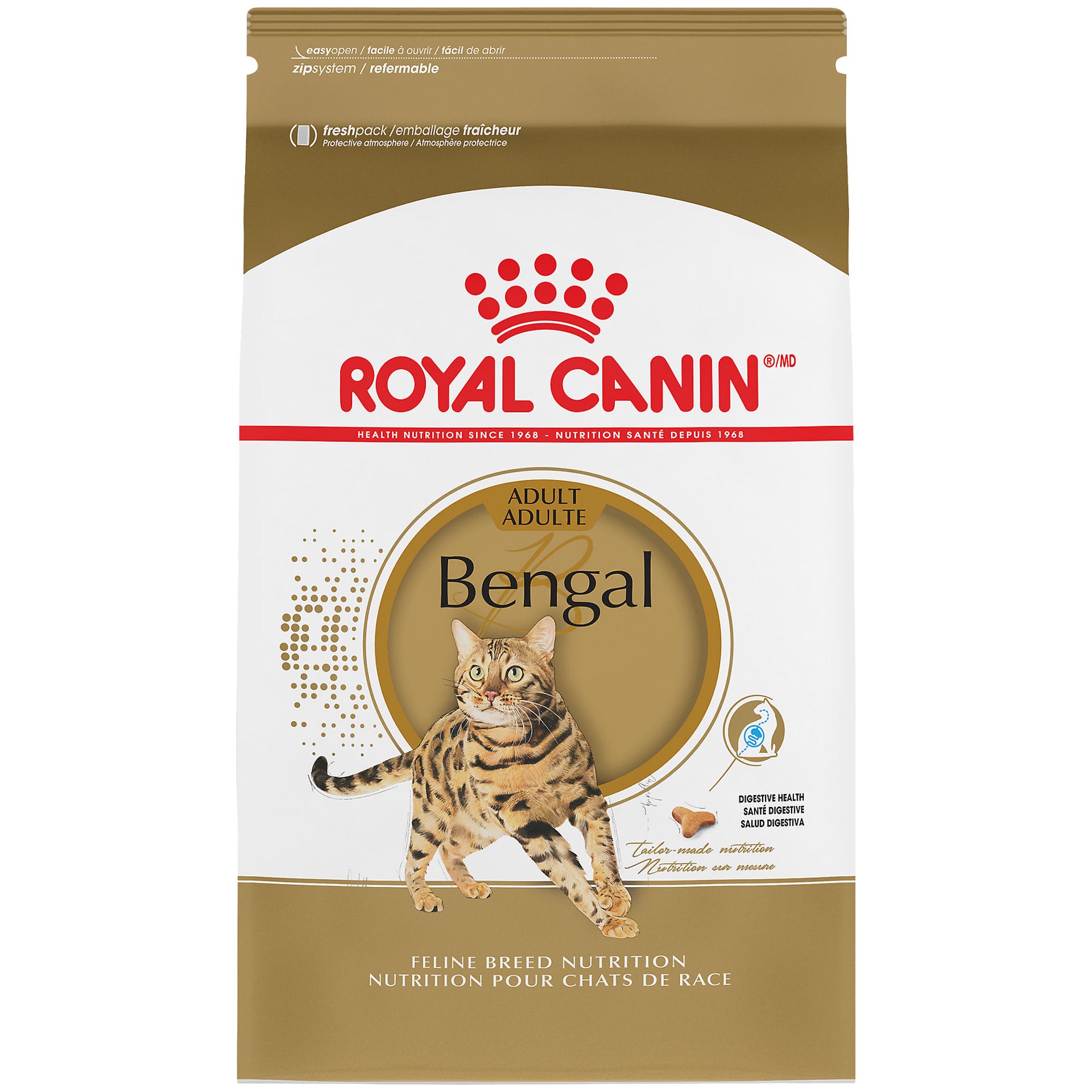 slide 1 of 9, Royal Canin Feline Breed Nutrition Bengal Dry Cat Food, 7 lb