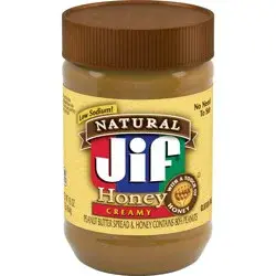 Jif Natural Creamy Peanut Butter & Honey