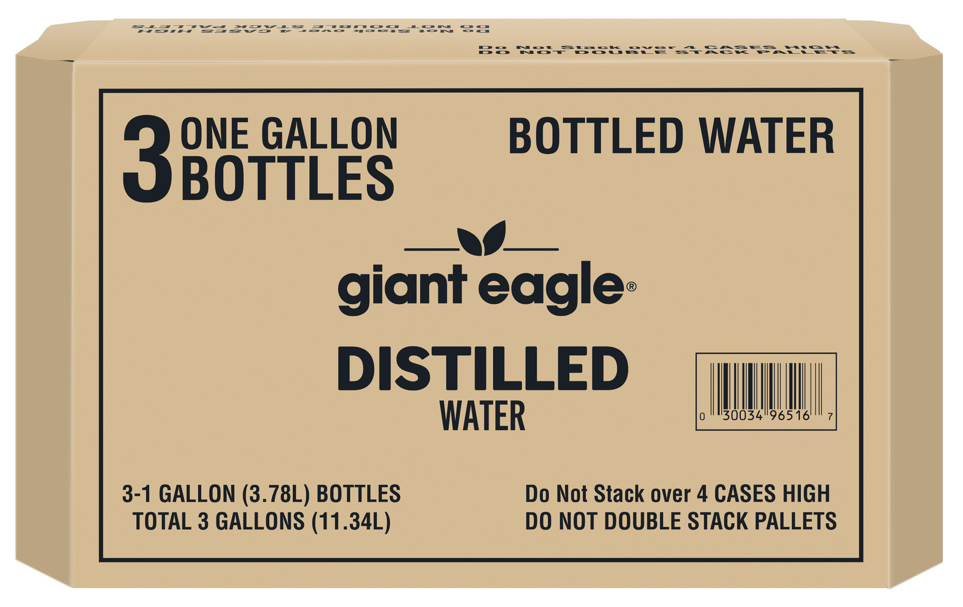 slide 1 of 1, Ge Distilled Water Gallon 3pk, 3 gal