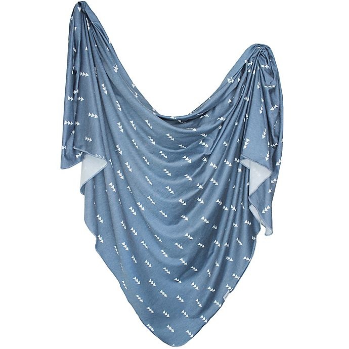 slide 1 of 8, Copper Pearl North Arrows Swaddle Blanket - Blue, 1 ct