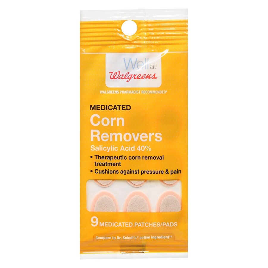 slide 1 of 5, Walgreens Medicated Corn Removers Patches, 9 ct