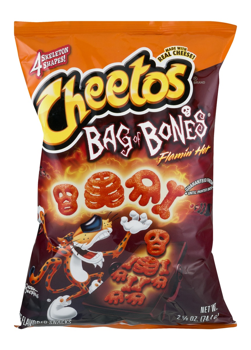 slide 1 of 2, Cheetos Cheese Flavored Snacks, Flamin' Hot, 2.625 oz