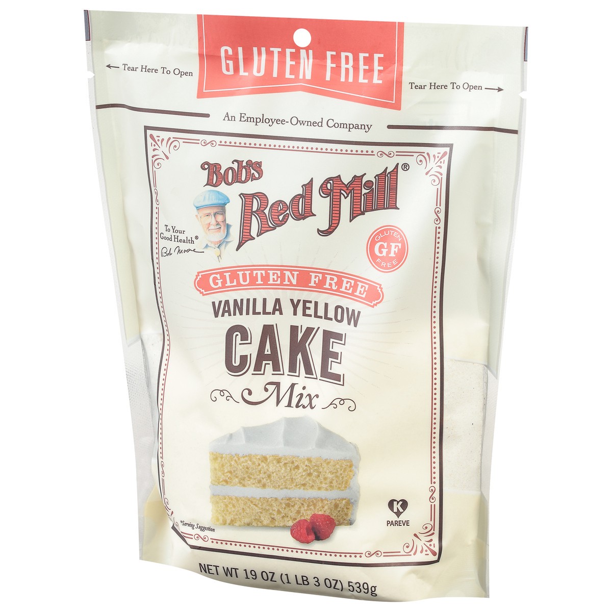 slide 9 of 9, Bob's Red Mill Gluten Free Vanilla Yellow Cake Mix 19 oz, 19 oz